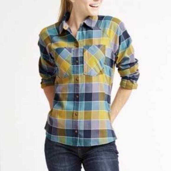 L.L. Bean Plaid Stretch Performance Camp Shirt Womens Size Small - Picture 11 of 11